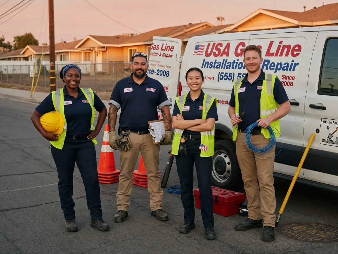 Gas Line Installation company in Nu Mine, PA